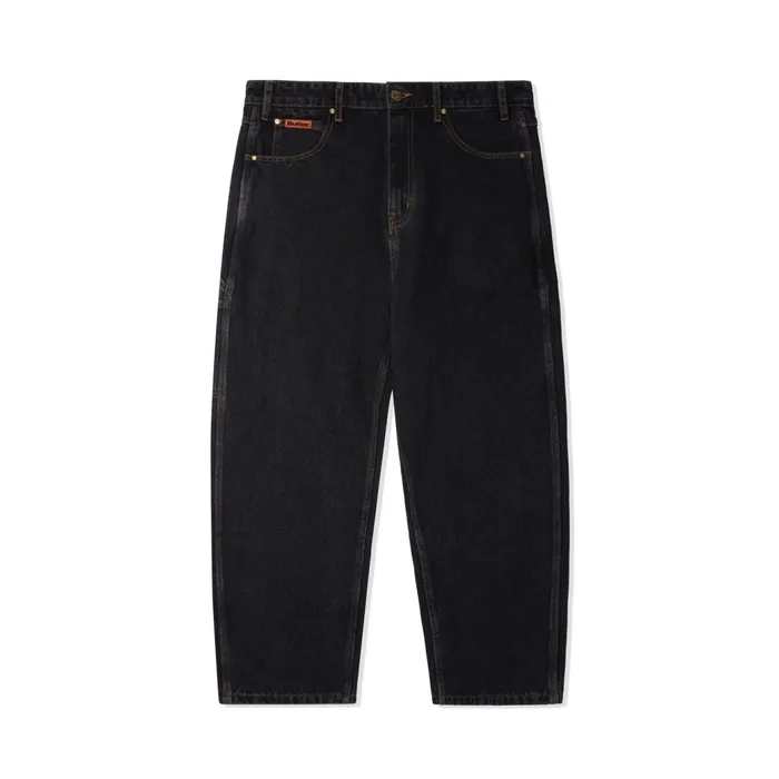 Butter Goods Core Denim Men Baggy Denim Jeans Washed Black