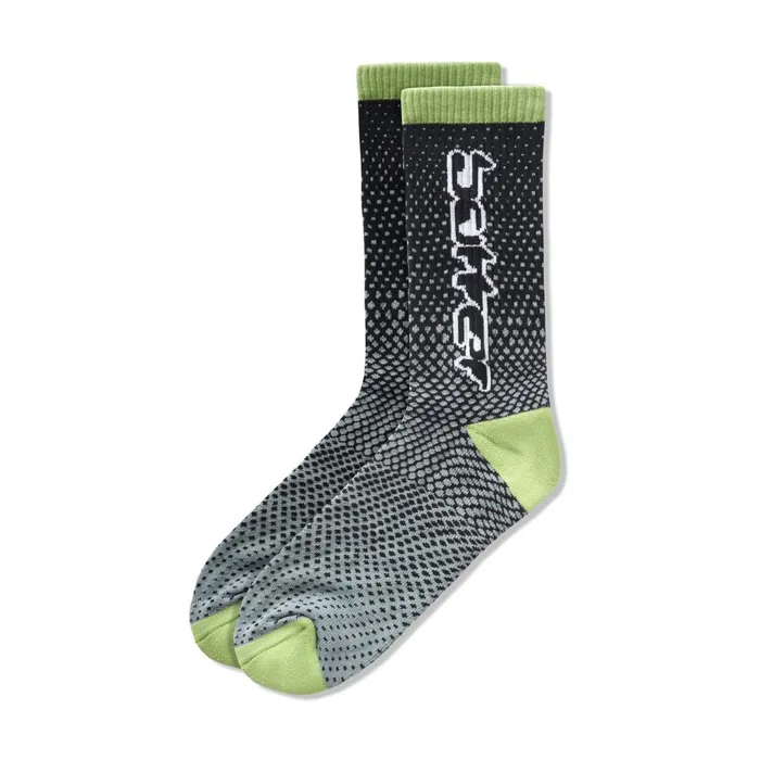 Butter Goods Corrosive Socks Black Lime Men Accessories