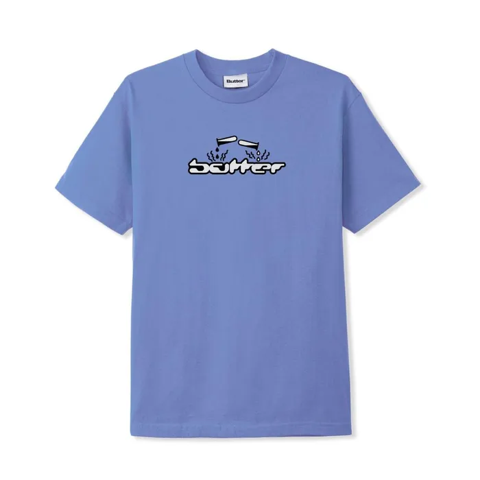 Butter Goods Corrosive Tee Periwinkle Men TShirts