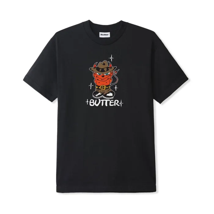 Butter Goods Devil Tee Black Men TShirts
