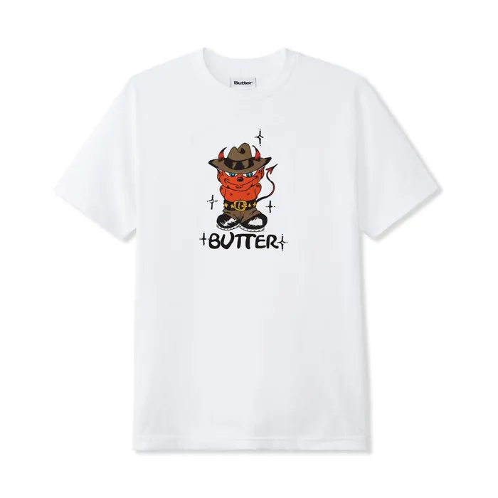 Butter Goods Devil Tee White Men TShirts