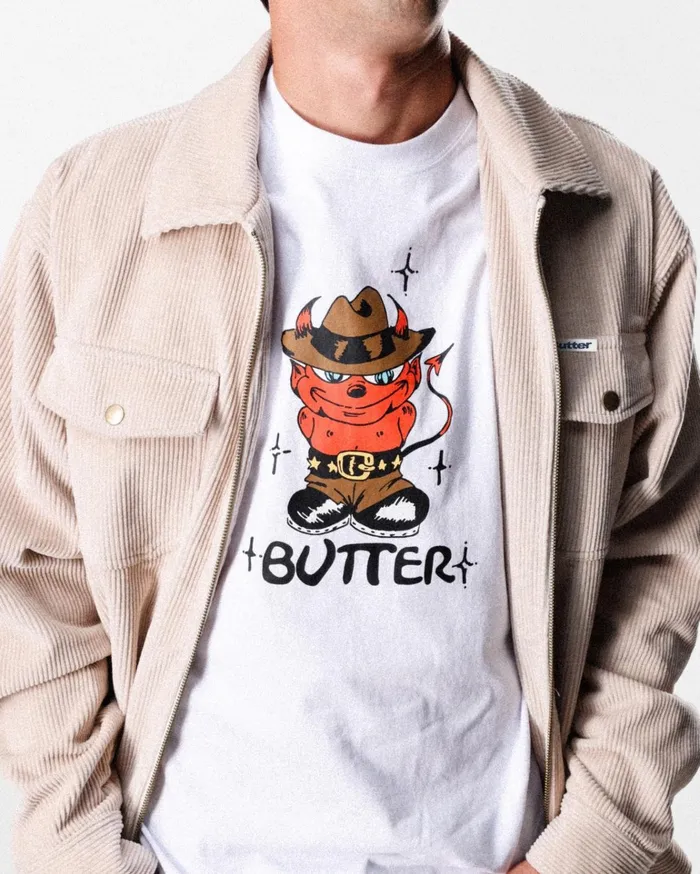Butter Goods Devil Tee White Men TShirts