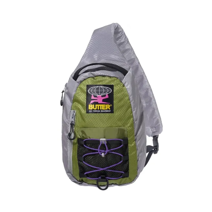 Butter Goods Express Shoulder Bag Army Grey Men Accessories