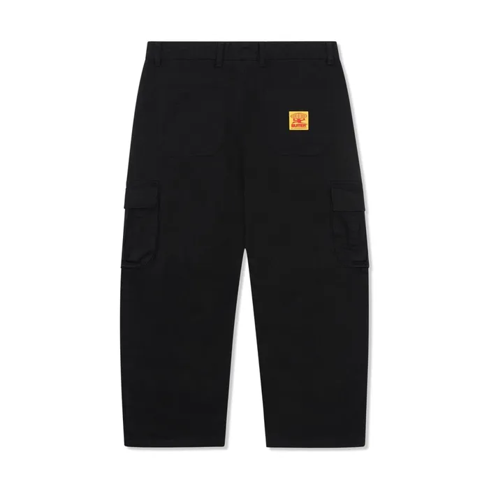 Butter Goods Field Cargo Pants Washed Black Men Pants Butter Goods Field Cargo Pants Washed Black Men Pants
