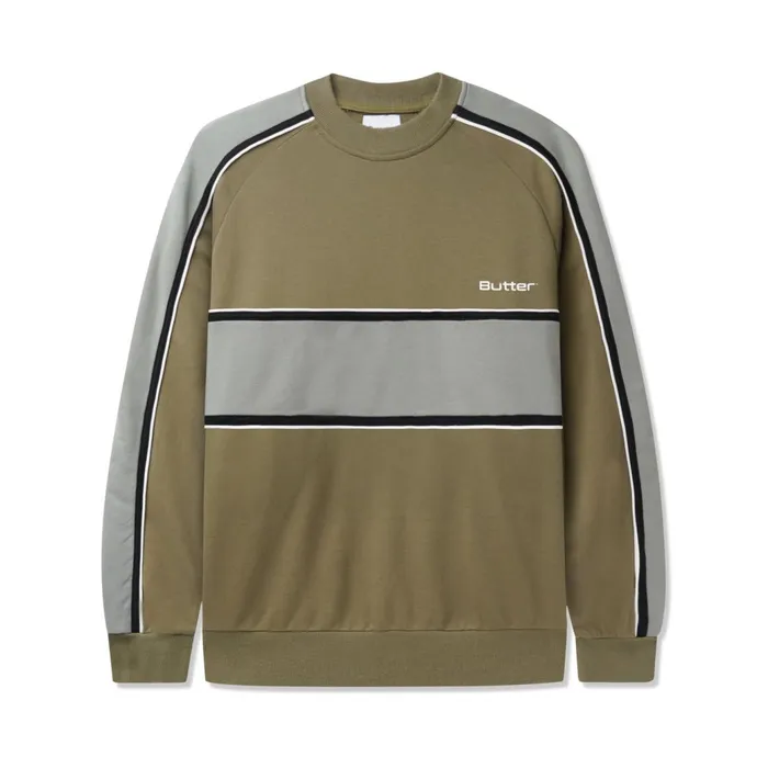 Butter Goods Fleece Men Division Crewneck Fatigue