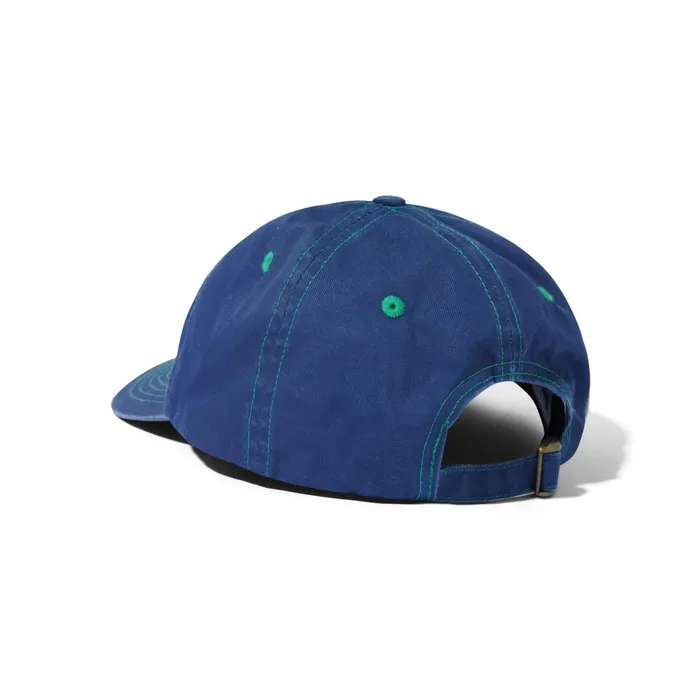 Butter Goods Hats Men Rounded Logo 6 Panel Cap Navy Butter Goods Hats Men Rounded Logo 6 Panel Cap Navy