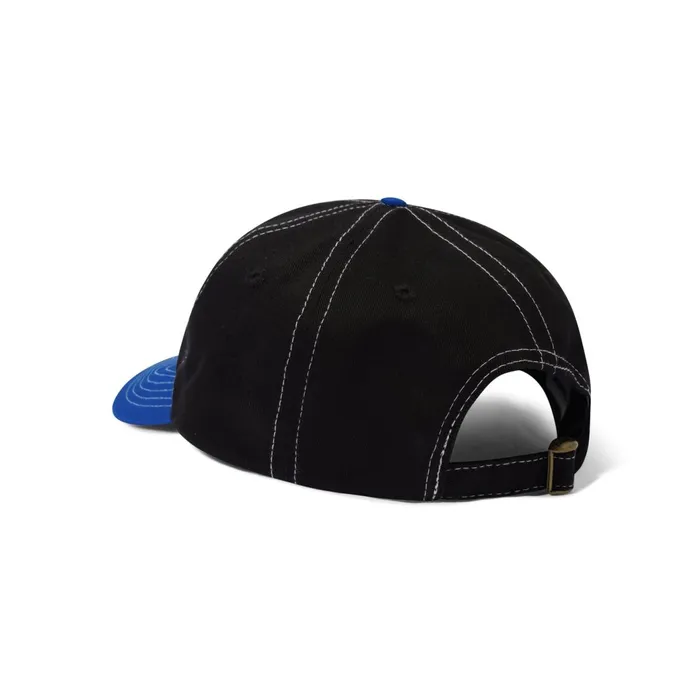 Butter Goods Hats Men Scratch 6 Panel Cap Black Royal Blue Butter Goods Hats Men Scratch 6 Panel Cap Black Royal Blue