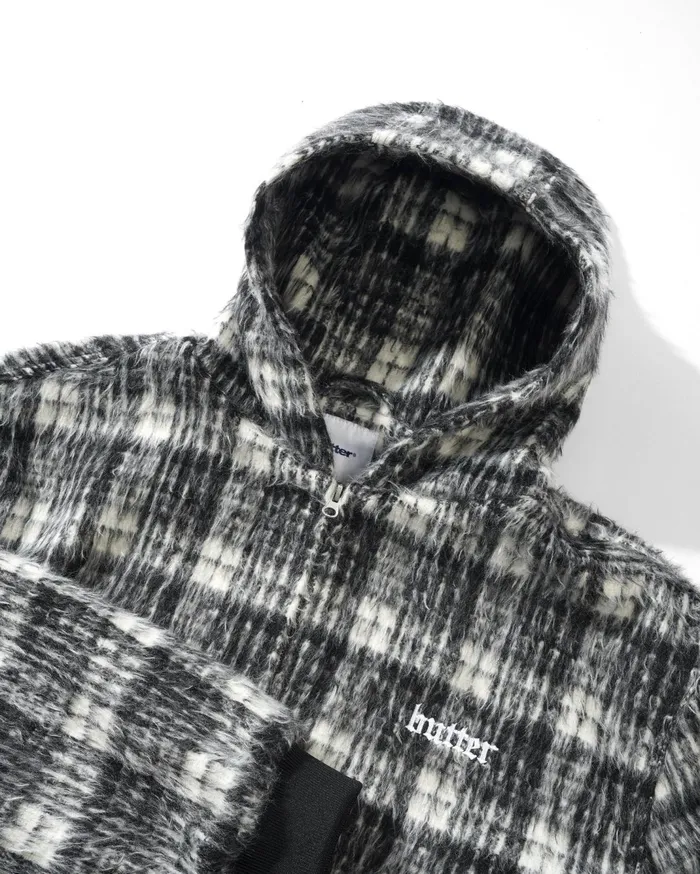 Butter Goods Heavy Plaid Work Jacket Black White Men Jackets Butter Goods Heavy Plaid Work Jacket Black White Men Jackets