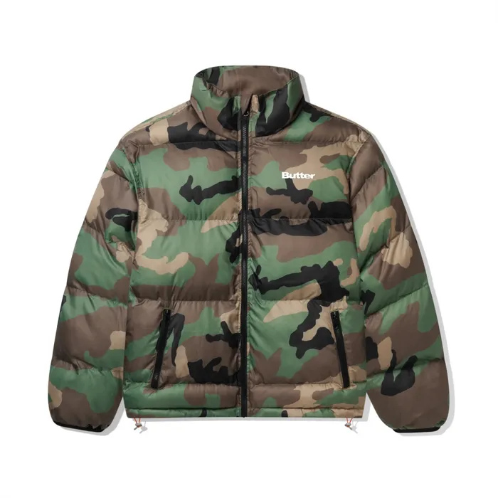 Butter Goods Jackets Men Base Puffer Jacket Camo