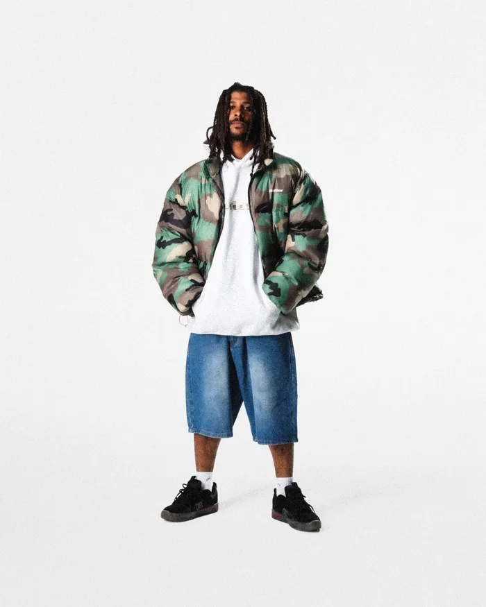 Butter Goods Jackets Men Base Puffer Jacket Camo