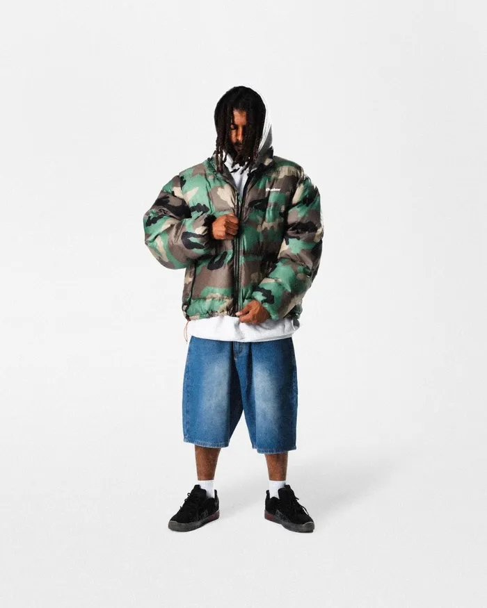 Butter Goods Jackets Men Base Puffer Jacket Camo