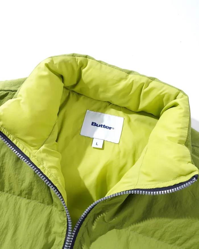 Butter Goods Jackets Men Endure Puffer Jacket Matcha Butter Goods Jackets Men Endure Puffer Jacket Matcha