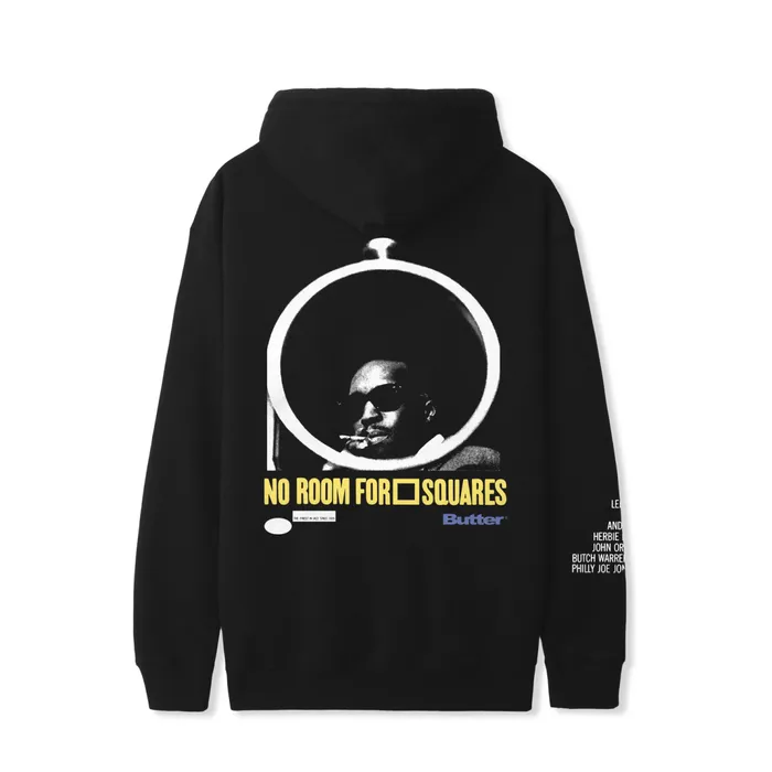 Butter Goods Mobley Pullover Hood Black Men Fleece