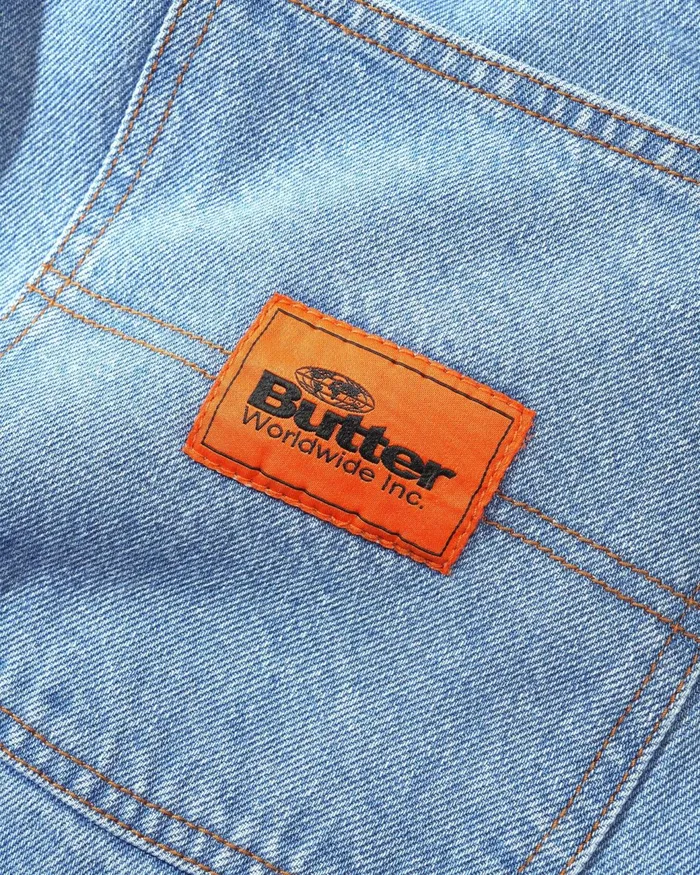 Butter Goods Pants Men Santosuosso Denim Jeans Washed Indigo Butter Goods Pants Men Santosuosso Denim Jeans Washed Indigo