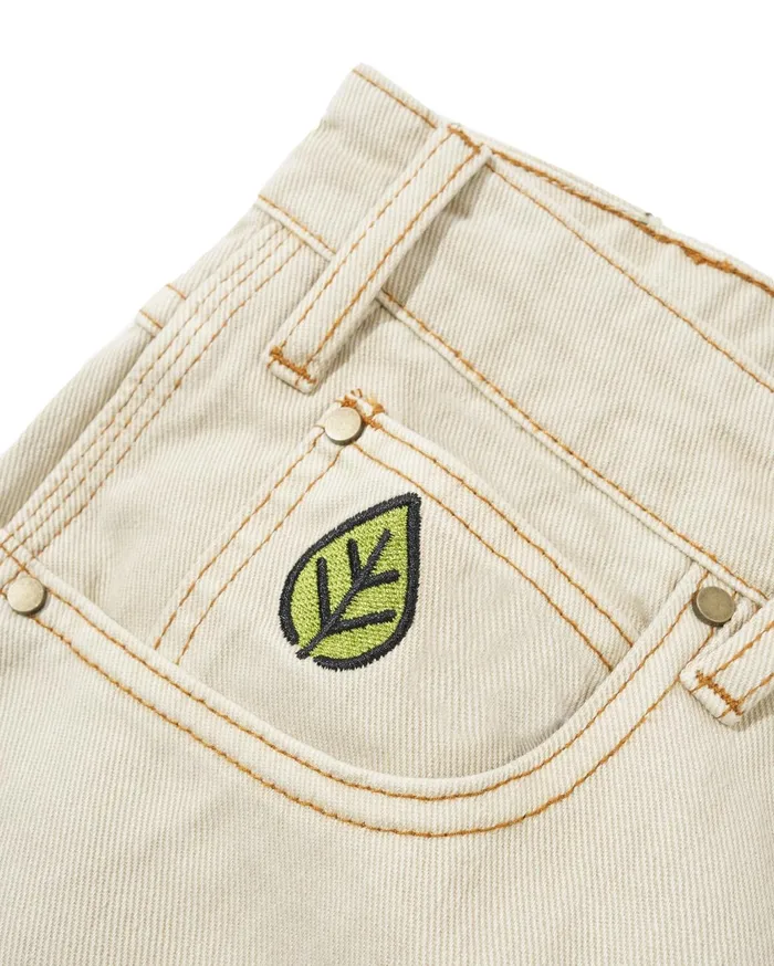 Butter Goods Pants Men Weathergear Heavy Weight Denim Jeans Washed Khaki Butter Goods Pants Men Weathergear Heavy Weight Denim Jeans Washed Khaki