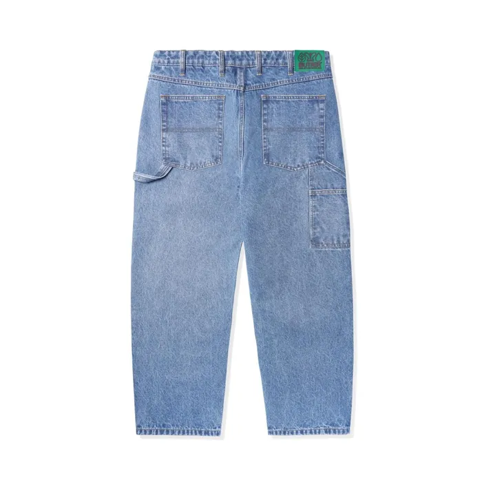 Butter Goods Pants Men Weathergear Heavy Weight Denim Jeans Worn Indigo