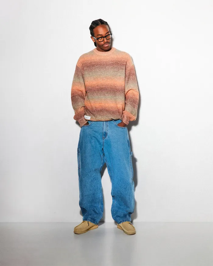 Butter Goods Pants Men Weathergear Heavy Weight Denim Jeans Worn Indigo