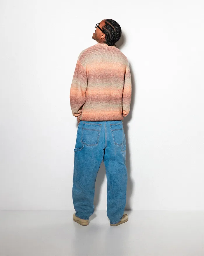 Butter Goods Pants Men Weathergear Heavy Weight Denim Jeans Worn Indigo