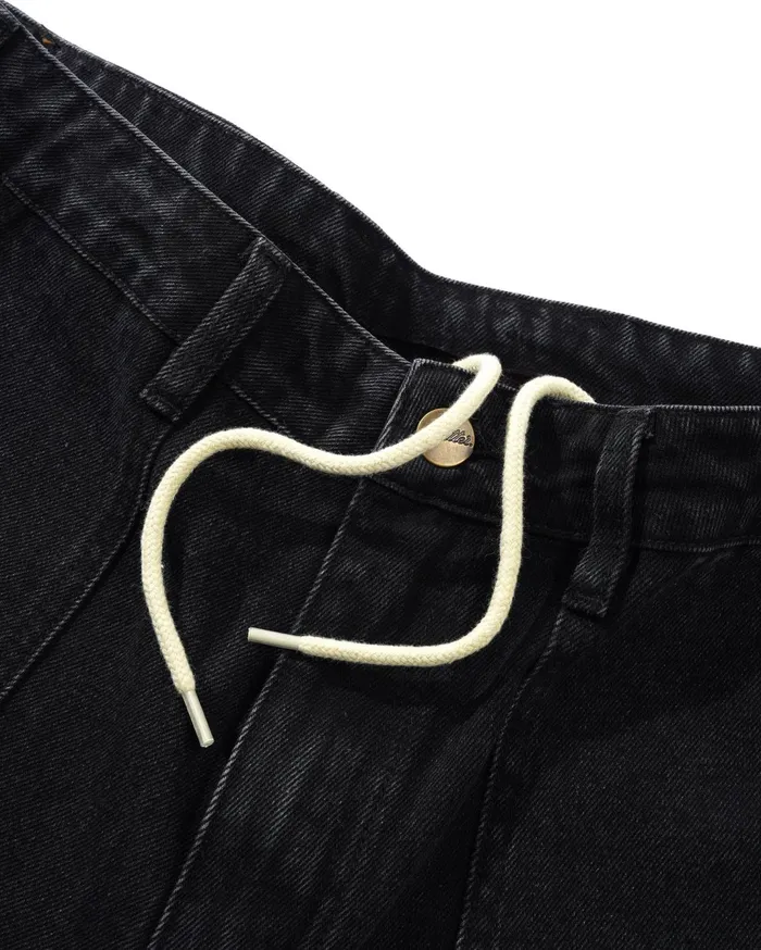 Butter Goods Patch Pocket Denim Jeans Washed Black Men Pants Butter Goods Patch Pocket Denim Jeans Washed Black Men Pants