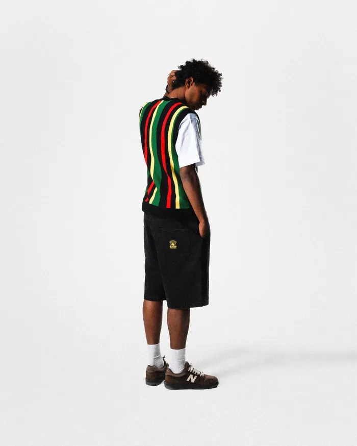 Butter Goods Patch Pocket Denim Shorts Washed Black Men Shorts