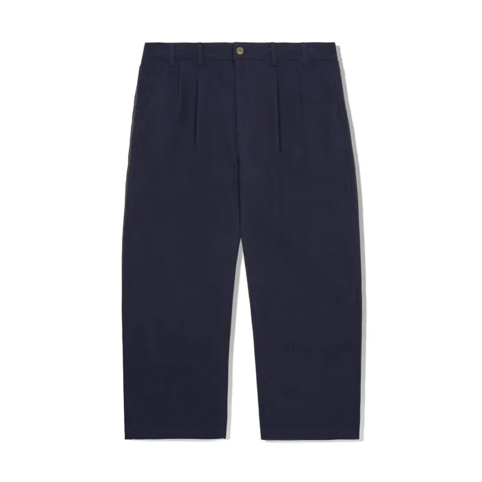 Butter Goods Pleated Trousers Navy Men Pants
