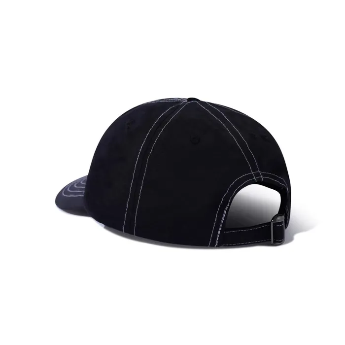 Butter Goods Program 6 Panel Cap Black Men Hats Butter Goods Program 6 Panel Cap Black Men Hats