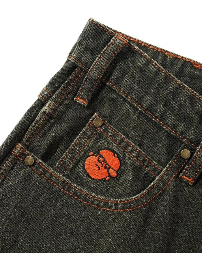 Butter Goods Santosuosso Denim Jeans Dark Army Wash Men Pants Butter Goods Santosuosso Denim Jeans Dark Army Wash Men Pants