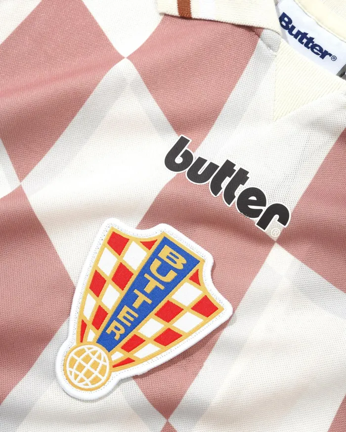 Butter Goods Shirts Men Flag Jersey Cream Butter Goods Shirts Men Flag Jersey Cream