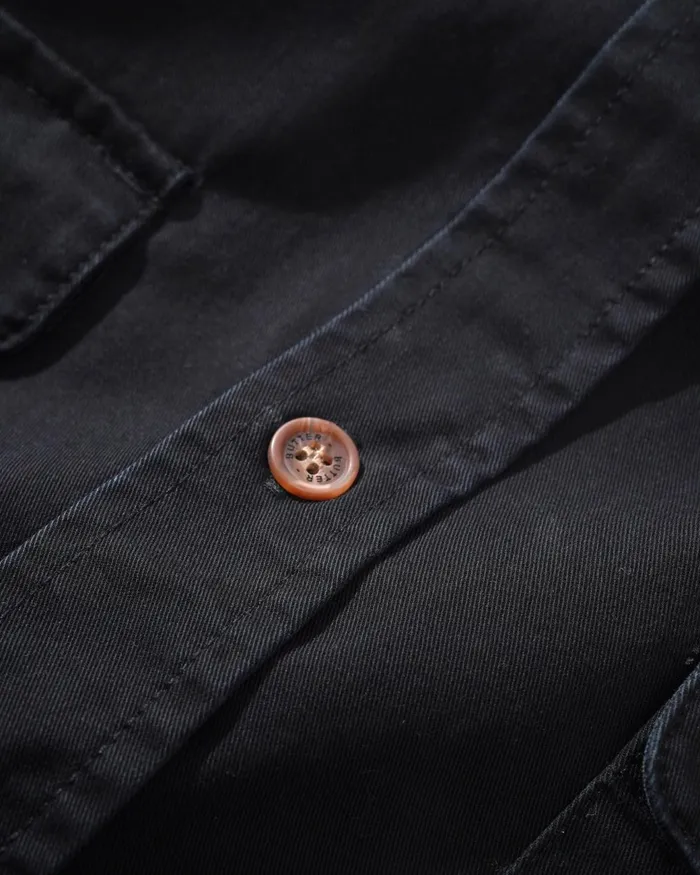 Butter Goods Shirts Men Washed Pocket LS Shirt Black Butter Goods Shirts Men Washed Pocket LS Shirt Black