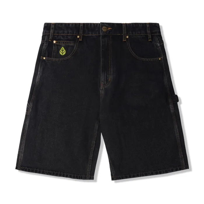 Butter Goods Shorts Men Weathergear Denim Shorts Washed Black