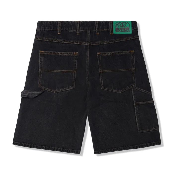 Butter Goods Shorts Men Weathergear Denim Shorts Washed Black Butter Goods Shorts Men Weathergear Denim Shorts Washed Black