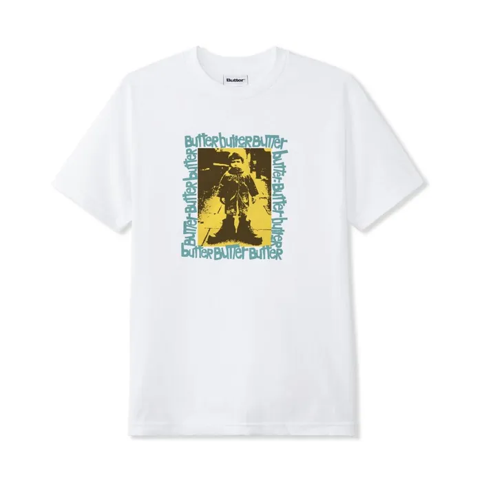 Butter Goods Stolen Boots Tee White Men TShirts