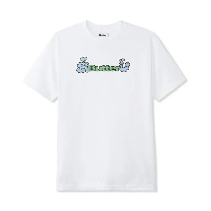 Butter Goods TShirts Men Bugs Logo Tee White