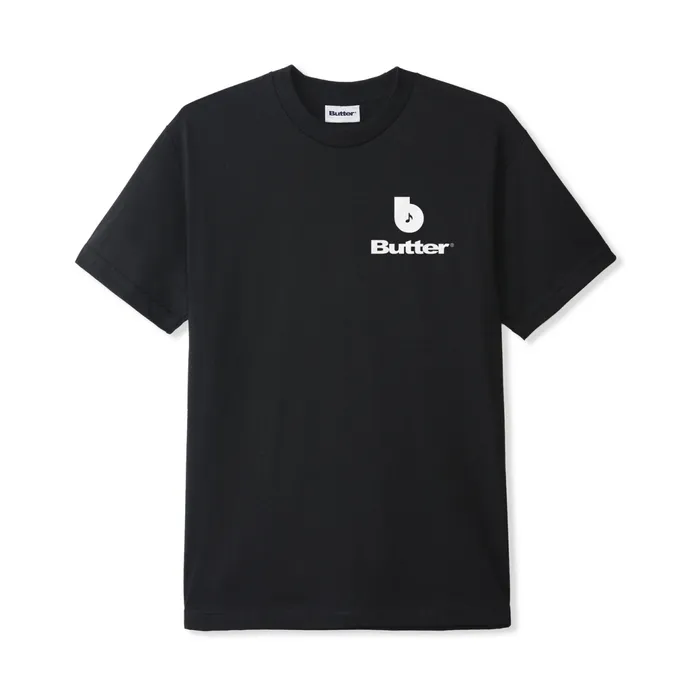 Butter Goods TShirts Men Finest Logo Tee Black