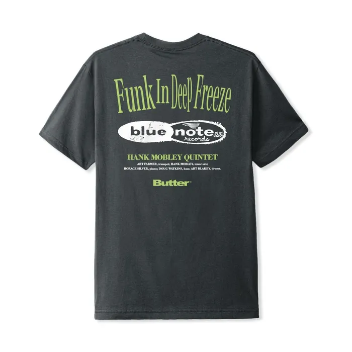 Butter Goods TShirts Men Funk Tee Charcoal