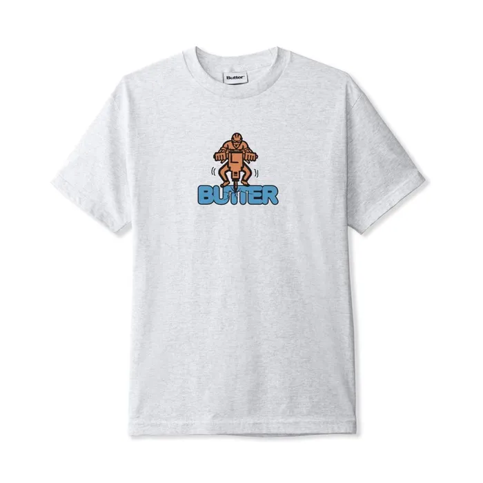 Butter Goods TShirts Men Jack Hammer Tee Ash