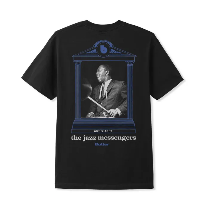 Butter Goods TShirts Men Jazz Messengers Tee Black Butter Goods TShirts Men Jazz Messengers Tee Black