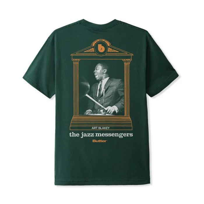 Butter Goods TShirts Men Jazz Messengers Tee Dark Forest Butter Goods TShirts Men Jazz Messengers Tee Dark Forest