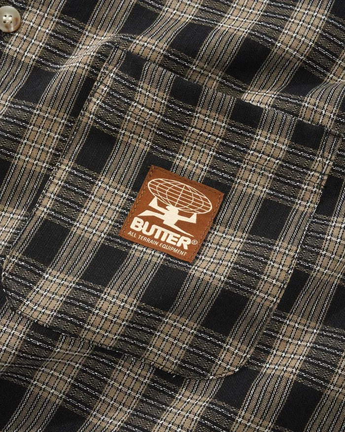 Butter Goods Terrain SS Shirt Black Men Shirts Butter Goods Terrain SS Shirt Black Men Shirts