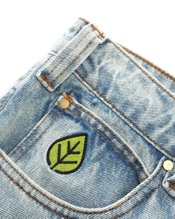 Butter Goods Weathergear Denim Shorts Faded Light Wash Men Shorts