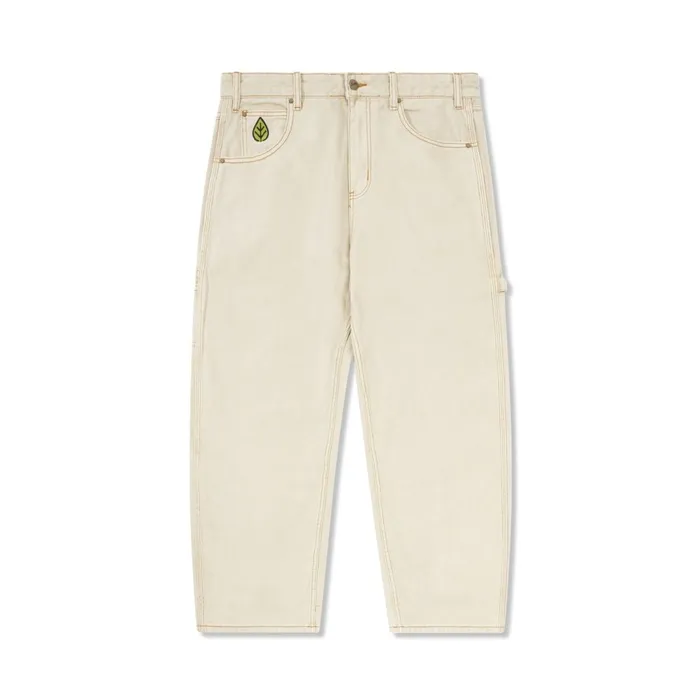 Butter Goods Weathergear Heavy Weight Denim Jeans Washed Khaki Men Pants