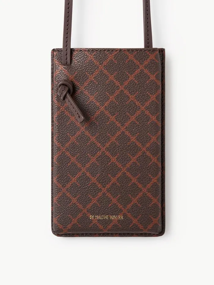 By Malene Birger Andre Accessories Dame Ivy Mobiltaske Dark Brown