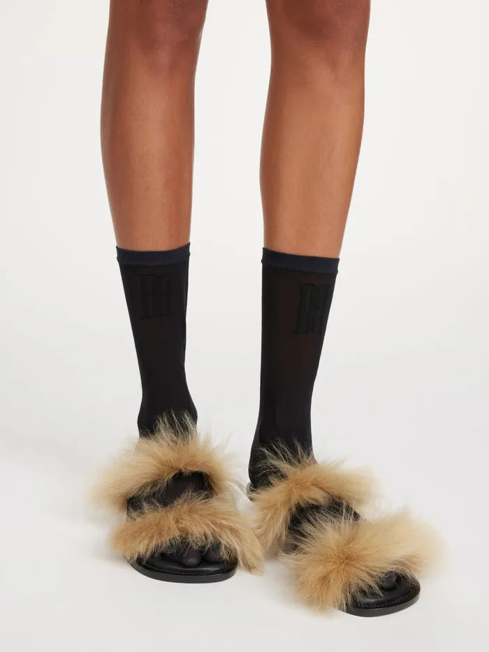 By Malene Birger Andre Accessories Dame Nylah Strmper Black