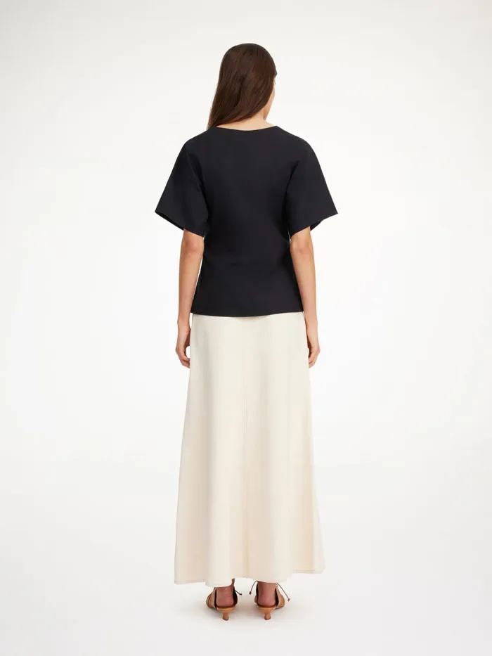 By Malene Birger Skjorter Og Bluser Dame Lunae TShirt Black