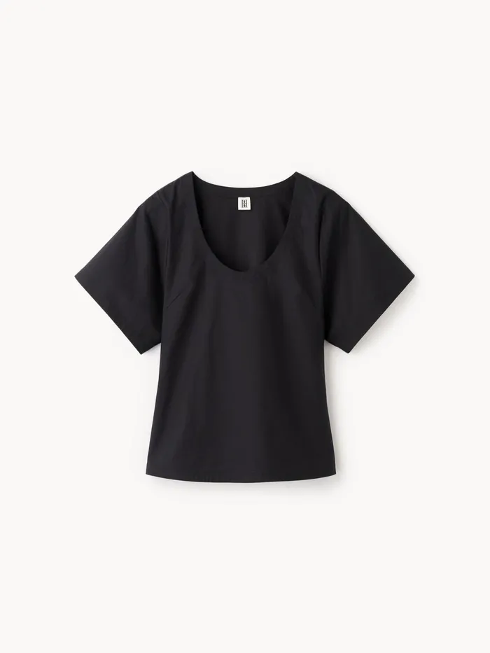 By Malene Birger Skjorter Og Bluser Dame Lunae TShirt Black