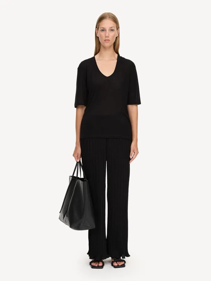 By Malene Birger Toppe Dame Amaringa TShirt Black