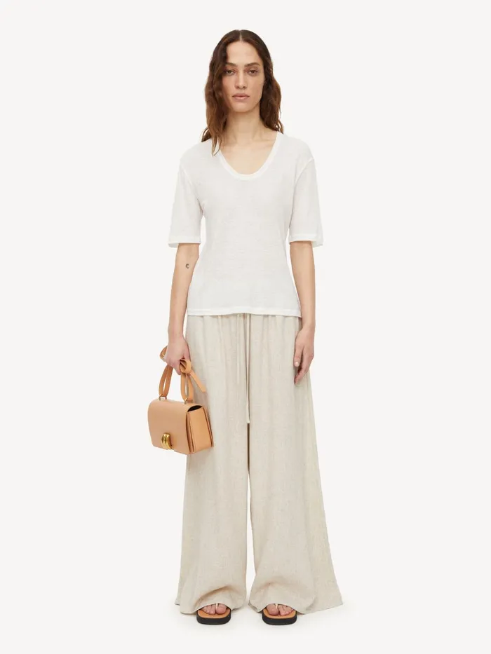 By Malene Birger Toppe Dame Amaringa TShirt Soft White