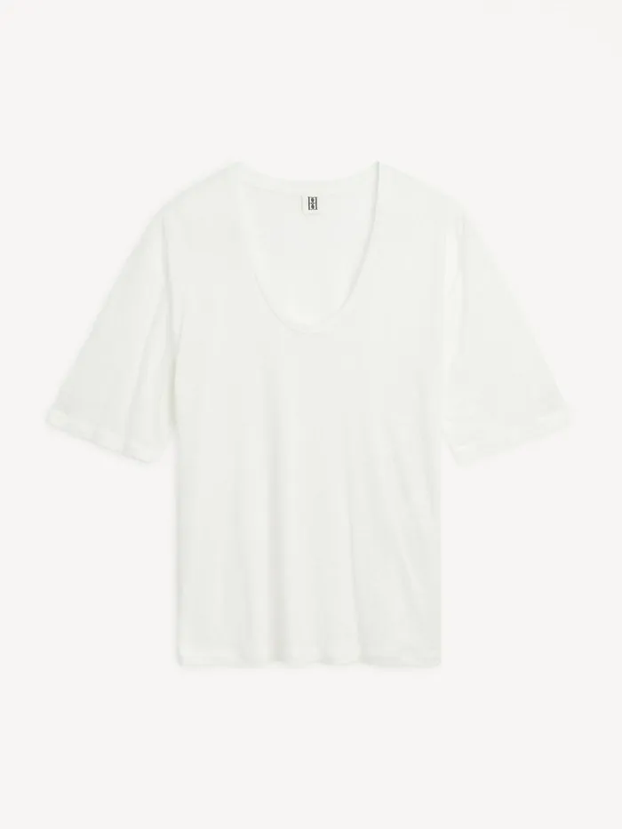 By Malene Birger Toppe Dame Amaringa TShirt Soft White