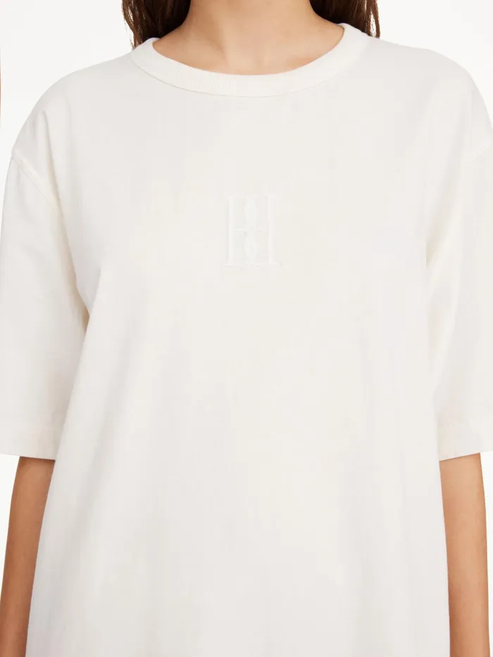 By Malene Birger Toppe Dame Fayeh TShirt I Bomuld Soft White