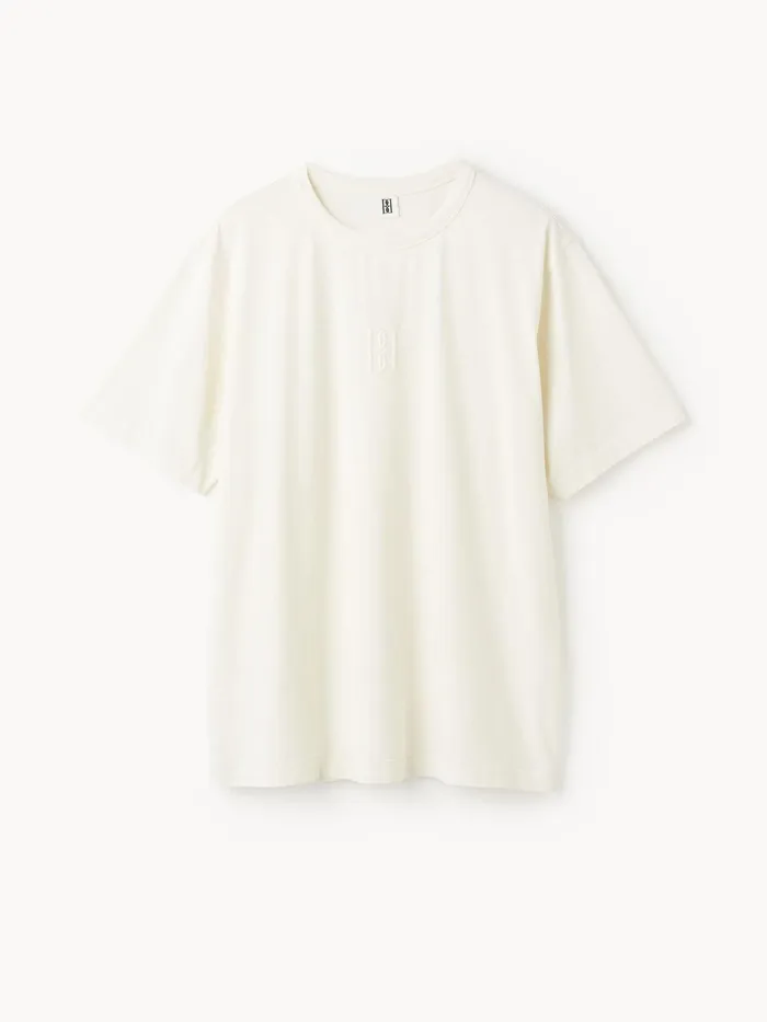 By Malene Birger Toppe Dame Fayeh TShirt I Bomuld Soft White
